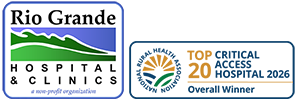 Rio Grande Hospital Health Care Clinics Monte Vista Del Norte South Fork Creede Colorado Logo